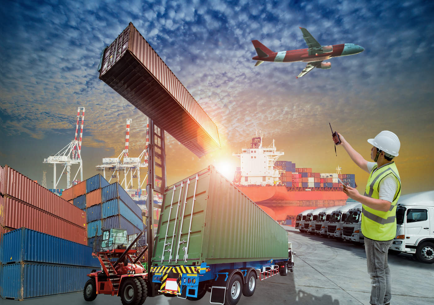 Logistics transport concept